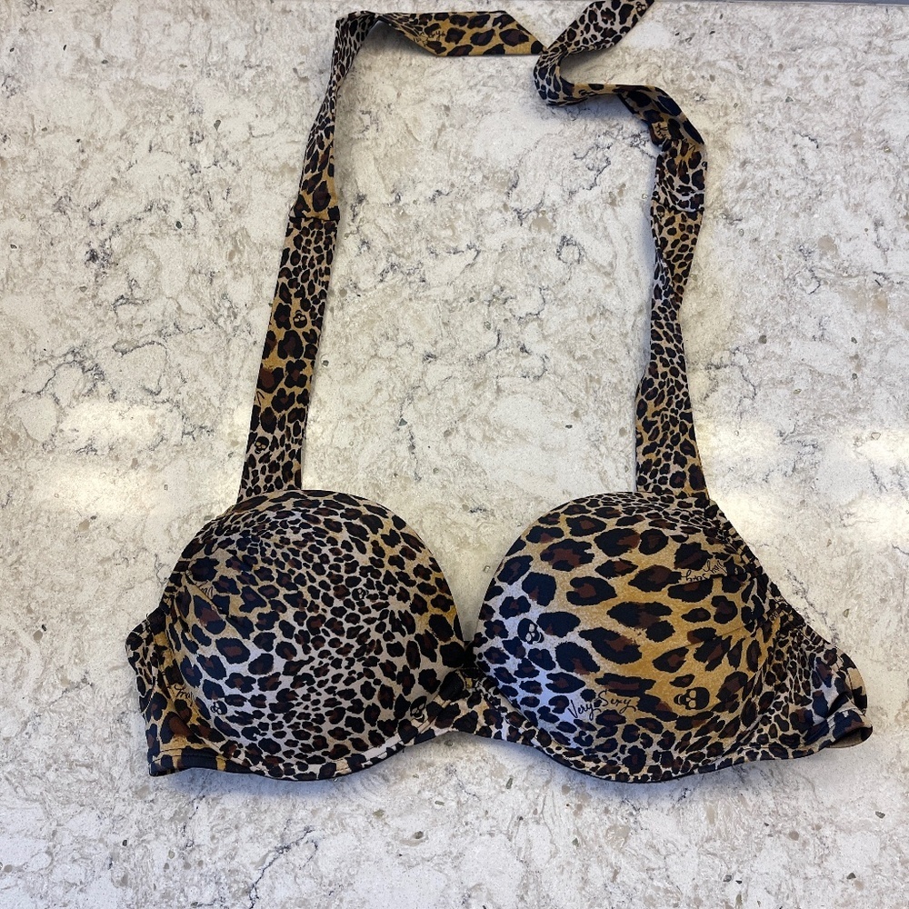 Animal‎ print Padded Bikini top